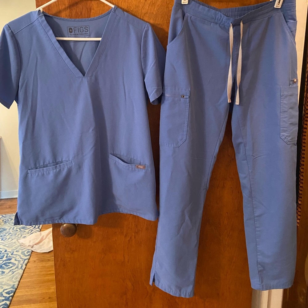 FIGS Ceil Blue 2 Pc Set